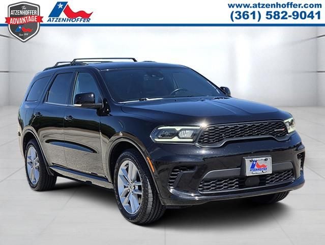 2024 Dodge Durango GT Plus in Black Clearcoat — front three-quarter view