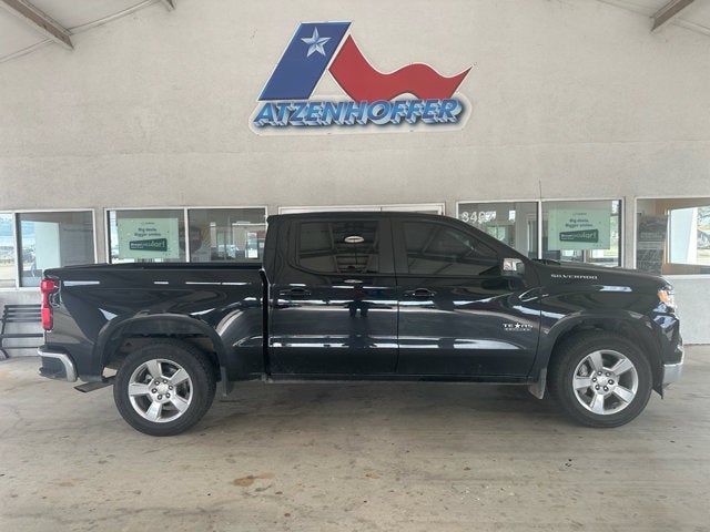 2023 Chevrolet Silverado 1500 LT in Black — front three-quarter view