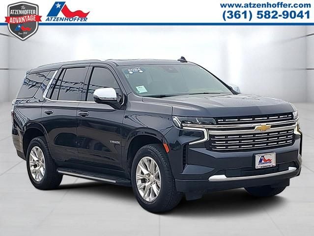 2024 Chevrolet Tahoe Premier in Ash — front three-quarter view