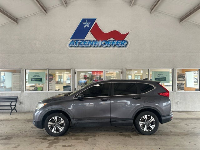 2018 Honda CR-V LX in Gray — front three-quarter view