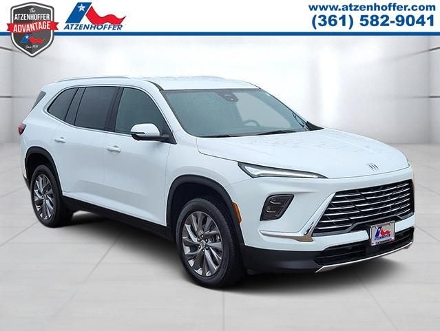 2025 Buick Enclave Preferred in Summit White — front three-quarter view