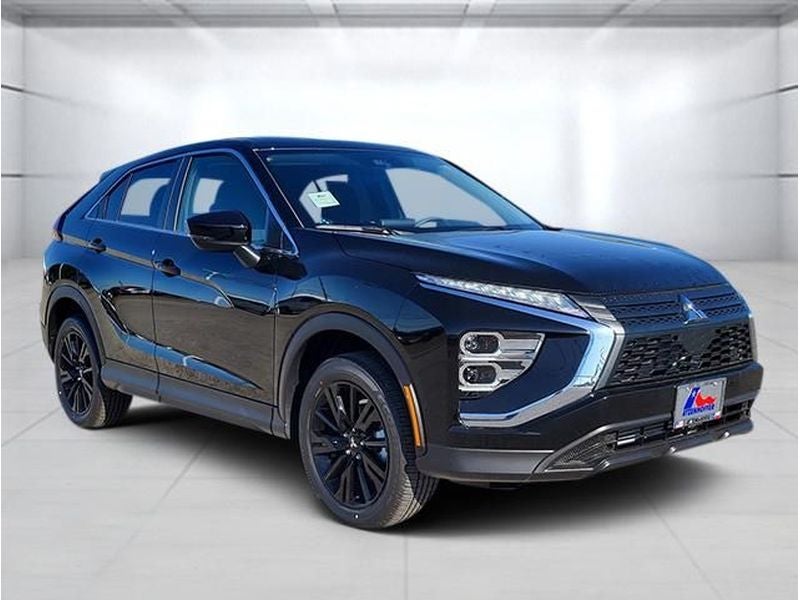 2025 Mitsubishi Eclipse Cross LE in Black — front three-quarter view