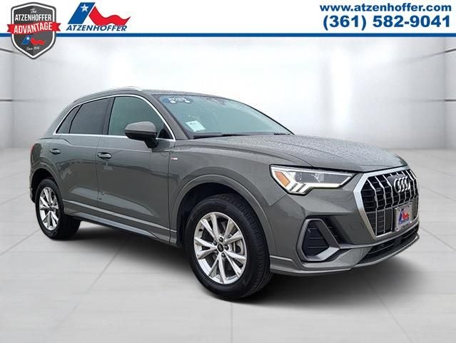 2025 Audi Q3 Premium S Line quattro in White — front three-quarter view